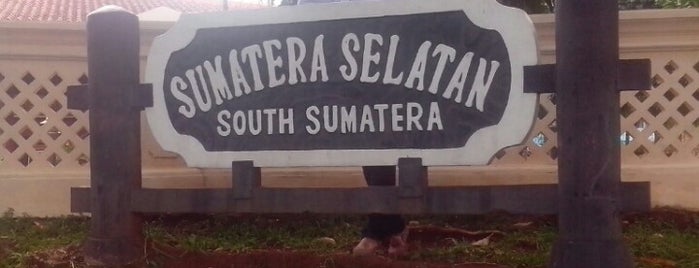 Anjungan Sumatera Selatan is one of Visit Taman Mini Indonesia Indah (TMII).