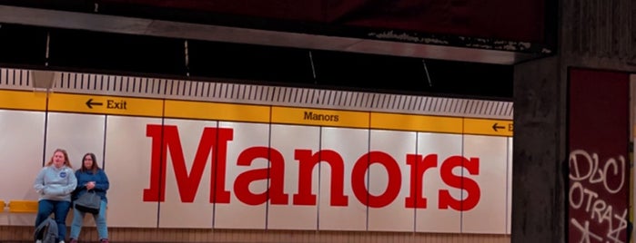 Manors Metro Station is one of Went Before 4.0.