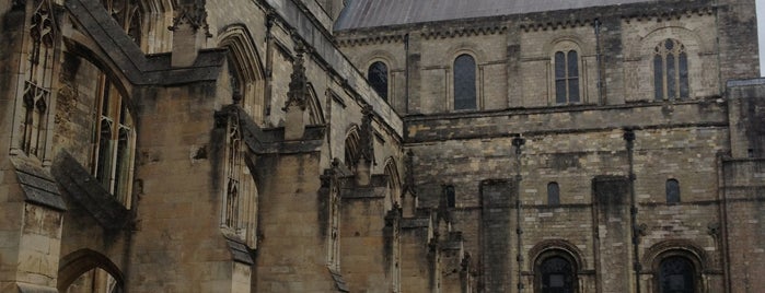 Winchester Cathedral is one of สถานที่ที่ Carl ถูกใจ.