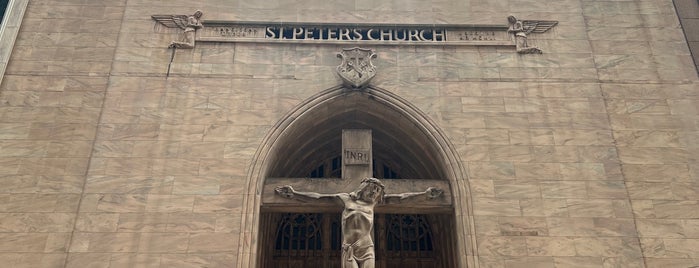 St. Peter's Catholic Church is one of Marathon Chicago 2014.