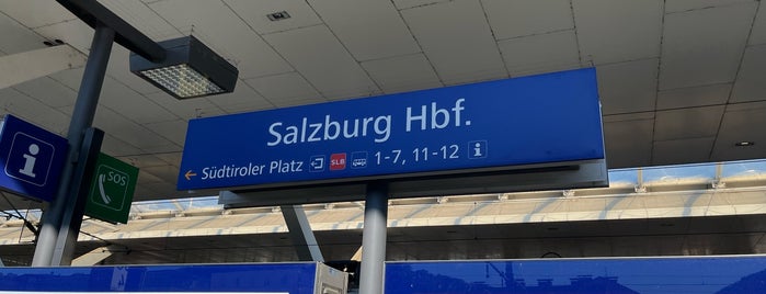 Salzburg Hauptbahnhof is one of Gidildi/Görüldü.
