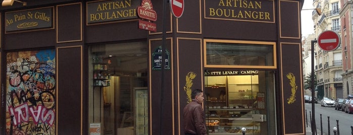 Boulangerie Saint Giles is one of Paris 🥐🥖🍫🍨🍦🍰🍪🧀🥪🥙🌯🍵☕️🍔🥤.