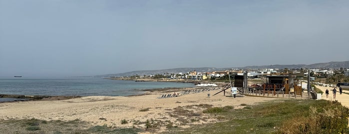 Lighthouse beach is one of Paphos.