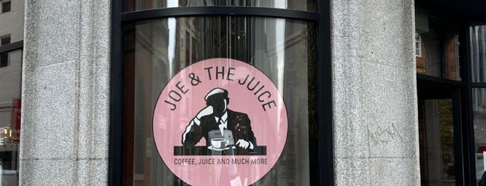 JOE & THE JUICE is one of London Cafes.