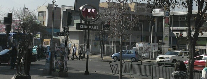 Metro Cerro Blanco is one of Metro Santiago.
