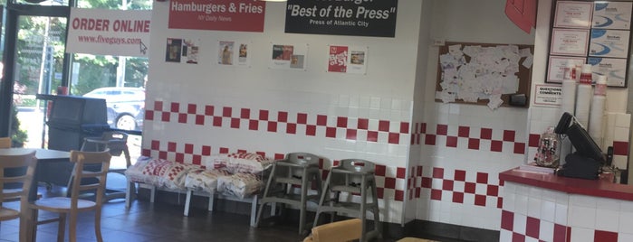 Five Guys is one of The best of the Eatontown area.