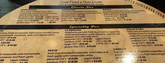 Zoni's Coal Fired Pizza is one of NJ.