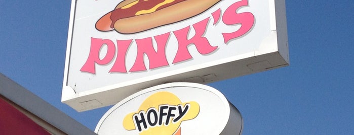 Pink's Hot Dogs is one of LA.