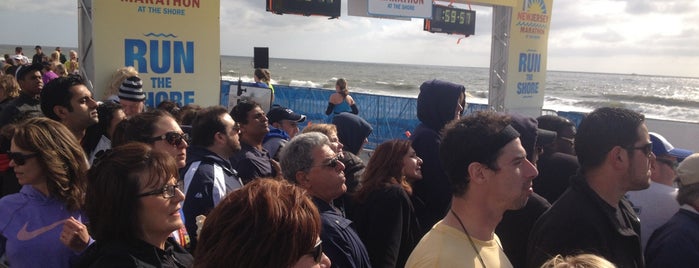 NJ Marathon Finish Line is one of USA NJ Jersey Shore.