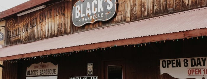 Black's Barbecue is one of BBQ: Texas.
