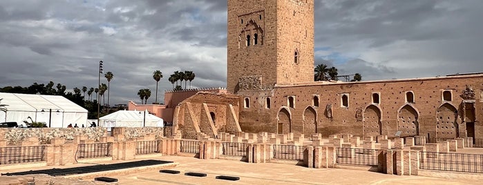 Mosquée de la Koutoubia (جامع الكتبية‎) is one of Marrakech.