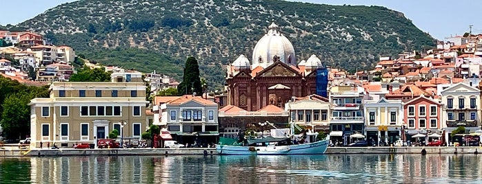 Port of Mytilini (LES) is one of Greek Islands.