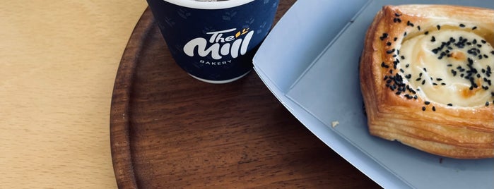 The Mill Bakery is one of Riyadh cafes ☕️.