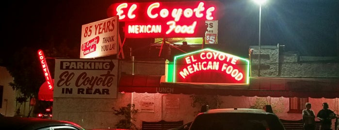 El Coyote is one of Los Angeles.