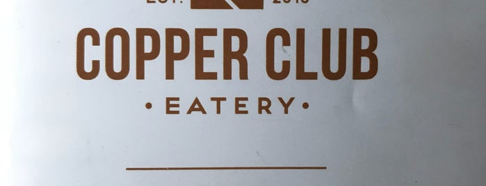 Copper Club Eatery is one of Cape Town.