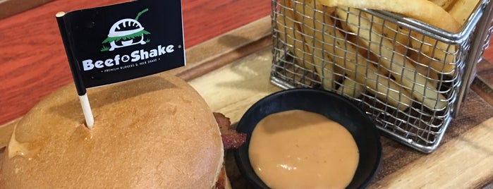 Beef & Shake Premium Burger is one of Bangkok.