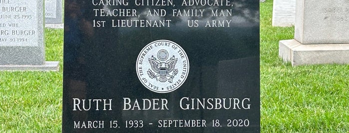 Ruth Bader Ginsburg Grave is one of D.C..