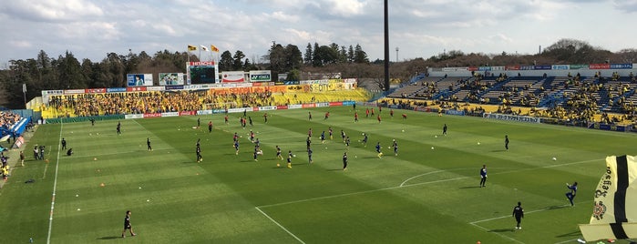 Sankyo Frontier Kashiwa Stadium is one of サッカー場.