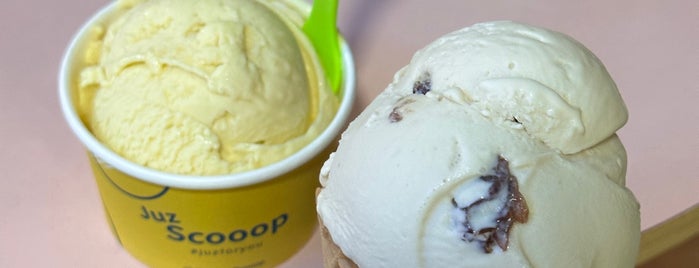 Juz Scooop is one of Approved Desserts (2015).
