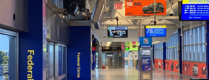 JFK AirTrain - Federal Circle Station is one of NYC JFK / Rockaway Area.
