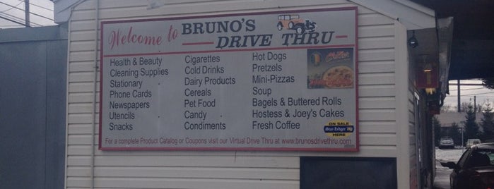 Bruno's Drive Thru Convenience Store is one of North Jersey.