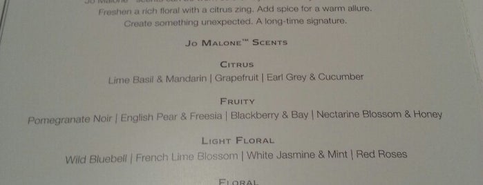 Jo Malone is one of Auckland.
