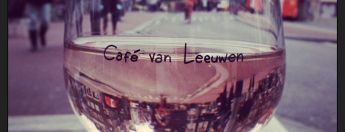 Café van Leeuwen is one of Leukste terrasjes Amsterdam.