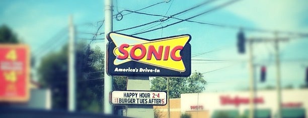SONIC Drive In is one of Open Late.