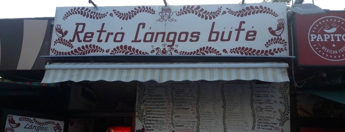 Retro Lángos Büfé is one of Tasting Central Europe: hottest foodie places.