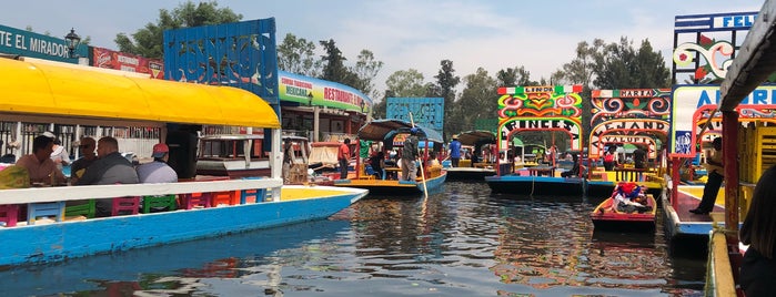 Trajineras Xochimilco is one of Tempat yang Disukai Roberto.