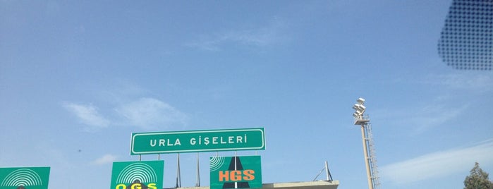Urla Gişeler is one of İzmir - Çeşme Otoyolu.