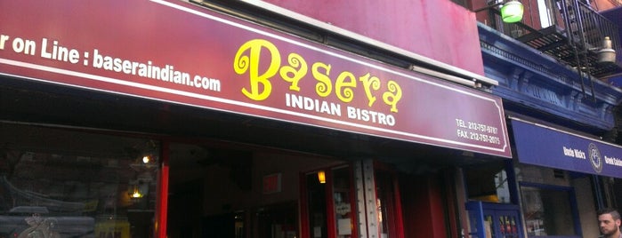 Basera Indian Bistro is one of สถานที่ที่บันทึกไว้ของ Brian.