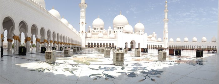 Sheikh Zayed Grand Mosque is one of Abu Dhabi.