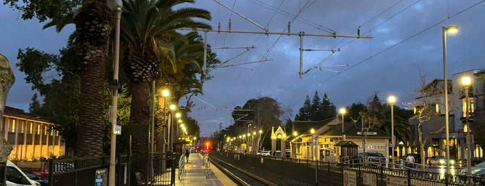 Menlo Park Caltrain Station is one of Caltrain Train Stations.