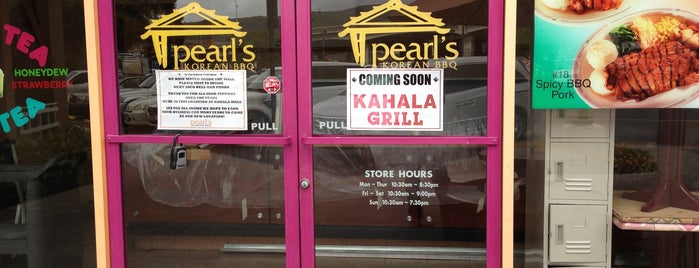Pearl's Korean BBQ is one of Grindz out of state.