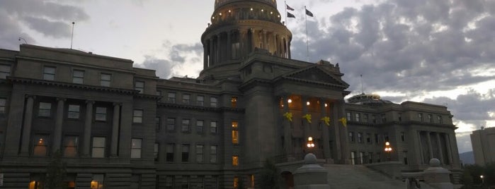Idaho State Capitol is one of Boise - The City of Trees.