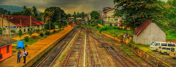 Kurunegala Railway Station is one of on da way home.