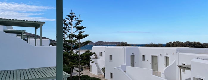 Saint Andrea Seaside Resort Naoussa is one of Paros island.