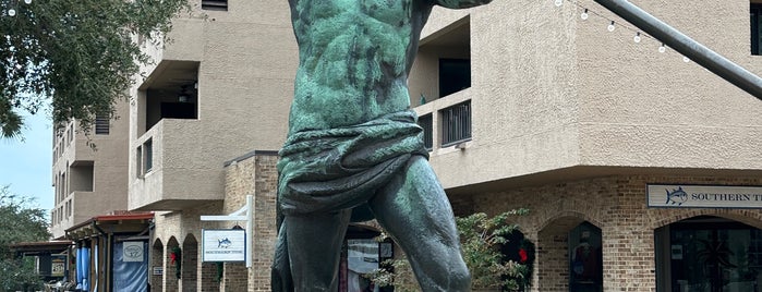 Neptune Statue is one of Hilton Head +.