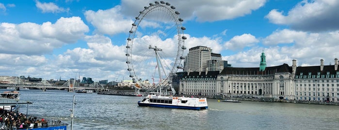 London Eye / Waterloo Pier is one of Check In Out - London.