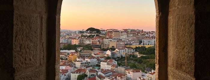 Castelo de São Jorge is one of Lisbon.
