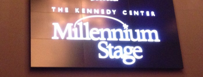 Kennedy Center Millennium Stage is one of 2013 DC Jazz Festival Venues.