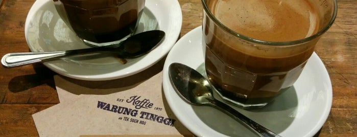 Koffie Warung Tinggi is one of Top Coffee in Jakarta.