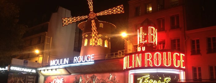 Moulin Rouge is one of Paris.