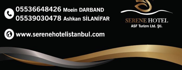 Serene Hotel is one of İstanbul Otelleri.