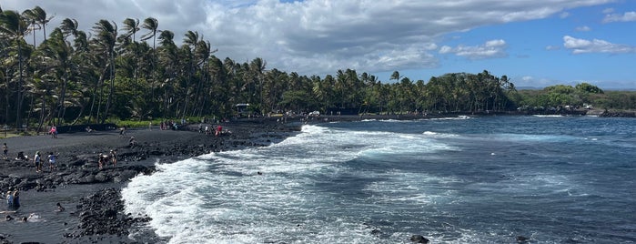 Kehena Black Sand Beach is one of Big Island Hawaii.