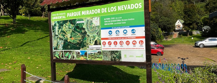 Parque Mirador De Los Nevados is one of Tesoros Naturales Bogota | #TurisTIC.