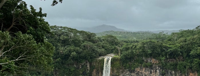 Chamarel Waterfall is one of M.