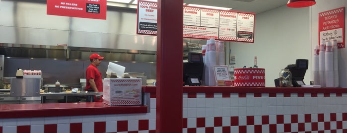 Five Guys is one of my.