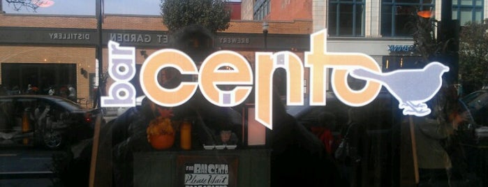 Bar Cento is one of Arthur's Great Place To Eat.